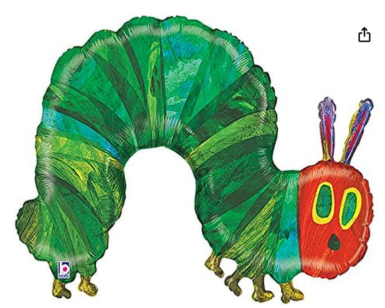 Hungry Caterpillar balloon