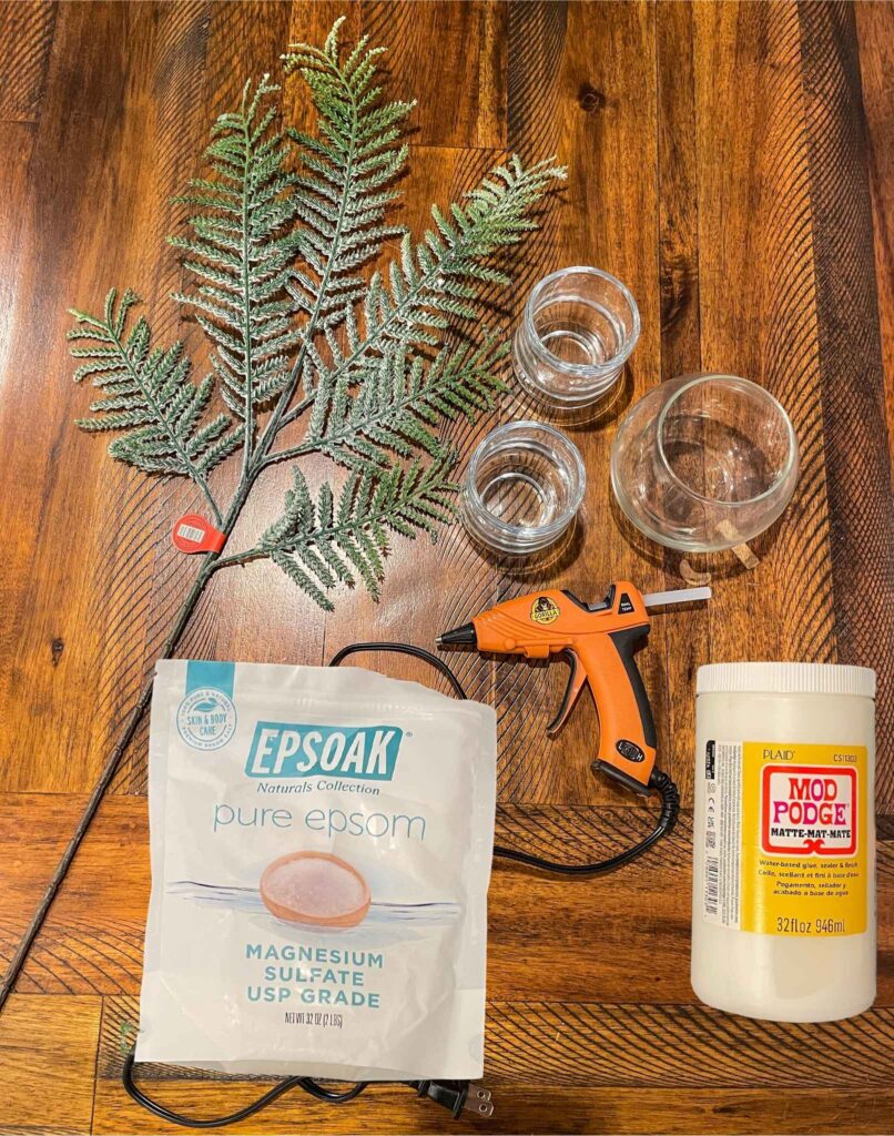 supplies for candle holder diy craft
